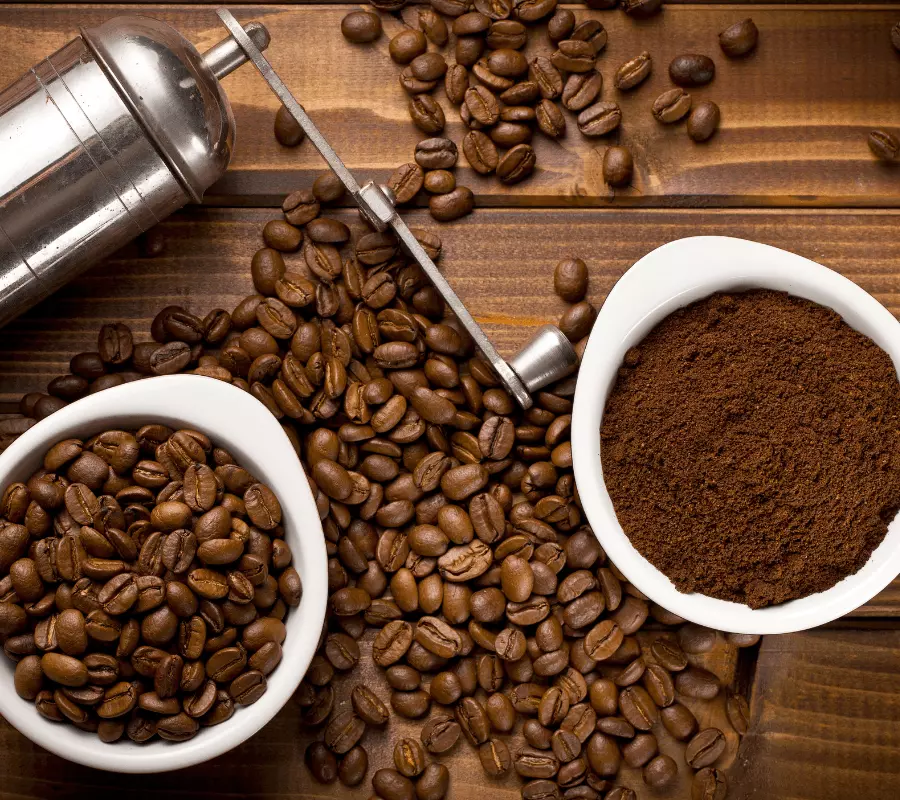 TWOMEOW Molinillo de café eléctrico ajustable con 10 ajustes de molienda,  molinillo de especias y molinillo de granos de café con 1 cuenco extraíble